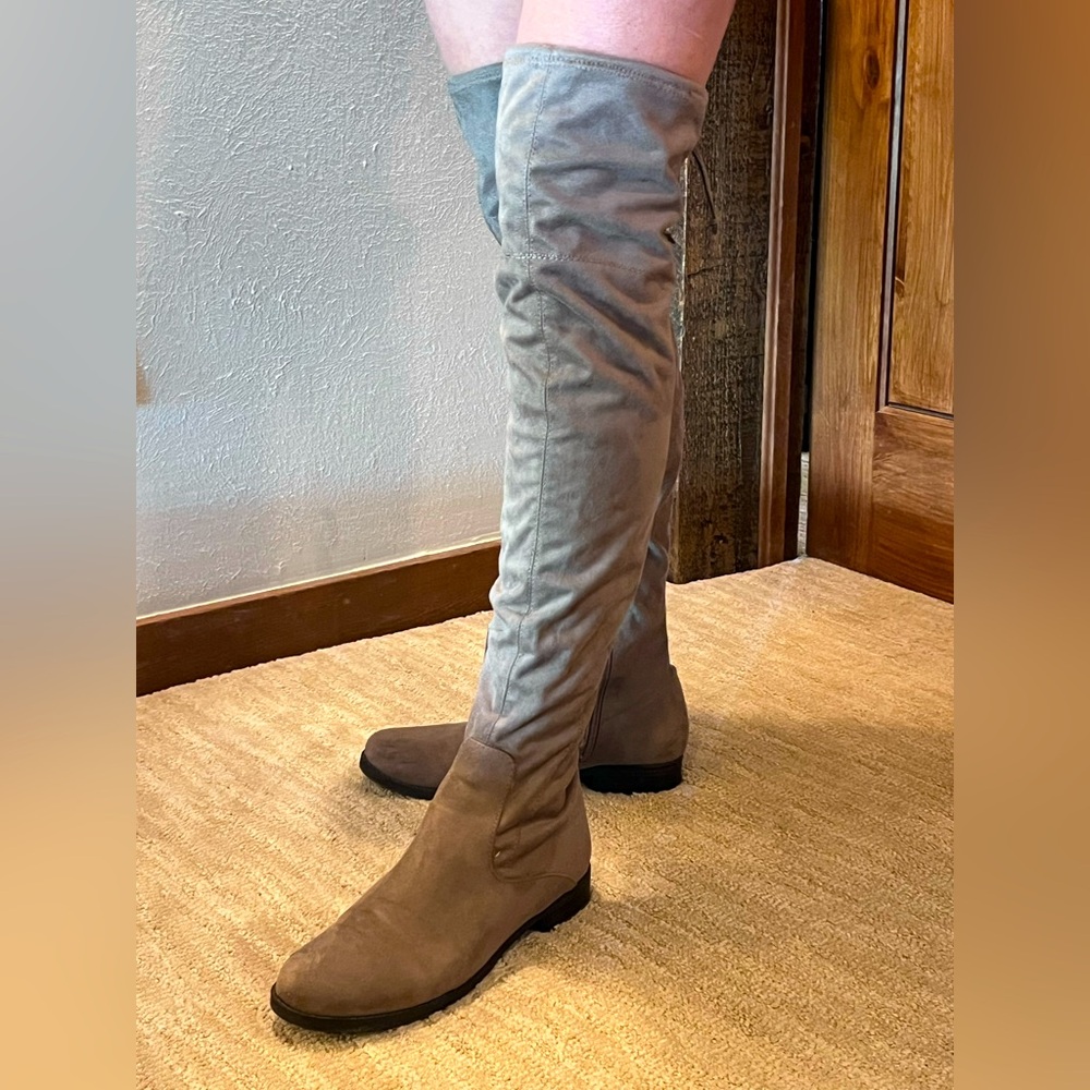 UNISA-over the knee thigh high Tan Boots size 9